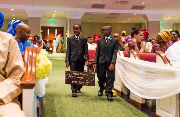 Bridal Bliss: See Childhood Friends Eghosa and Eyituoyo’s Old Hollywood Wedding