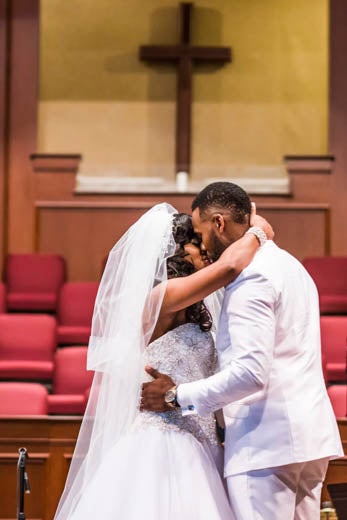 Bridal Bliss: See Childhood Friends Eghosa and Eyituoyo’s Old Hollywood Wedding
