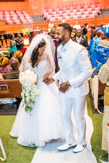 Bridal Bliss: See Childhood Friends Eghosa and Eyituoyo’s Old Hollywood Wedding
