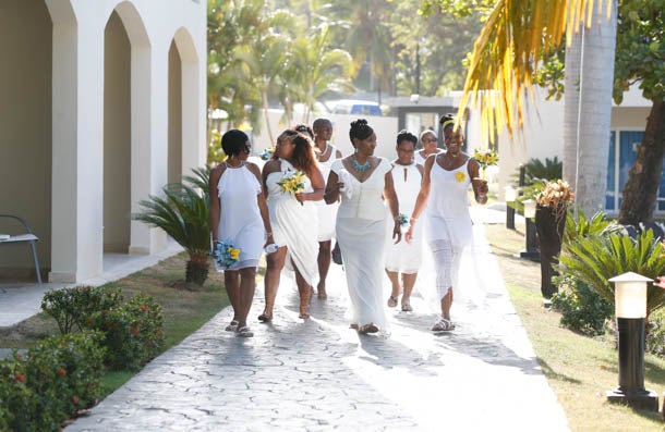 Bridal Bliss: Soul Mates Melissa and Abiola Met at Work and Married In Paradise