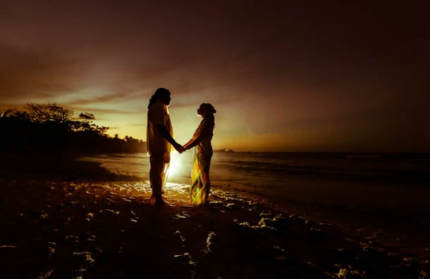 Bridal Bliss: Soul Mates Melissa and Abiola Met at Work and Married In Paradise