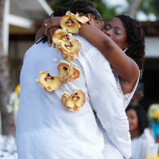 Bridal Bliss: Soul Mates Melissa and Abiola Met at Work and Married In Paradise