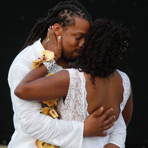 Bridal Bliss: Soul Mates Melissa and Abiola Met at Work and Married In Paradise