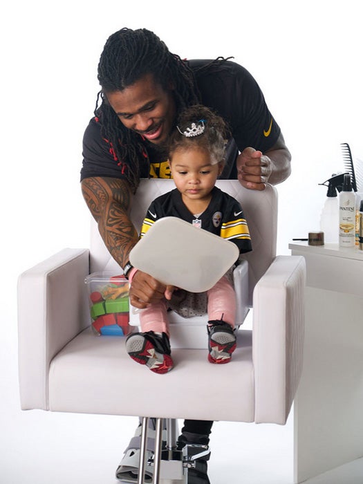 Football Players Doing Their Daughters' Hair Will Probably Make You Tear Up