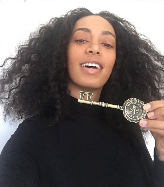 Solange Receives New Orleans Key to the City
