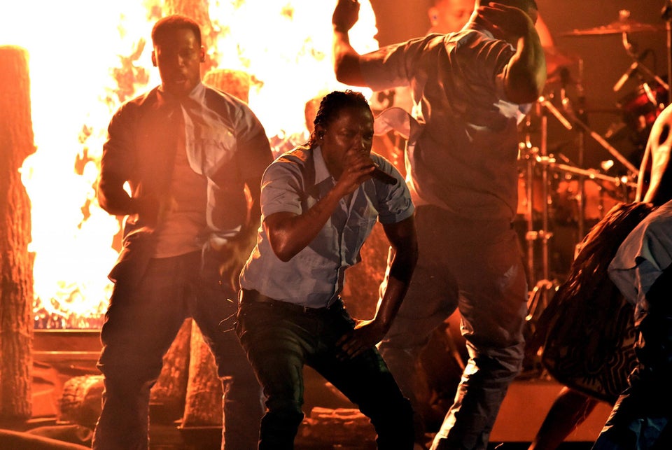 Message! Kendrick Lamar Delivers Explosive, Politically Charged Performance At The Grammys