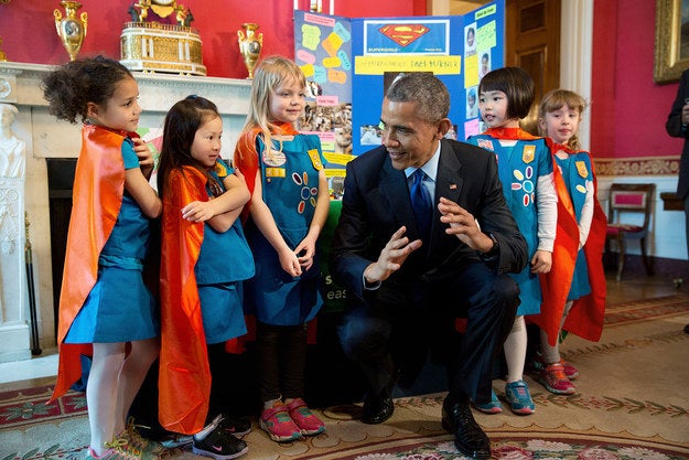 50+ Impossibly Cute Pics of President Obama With Kids
