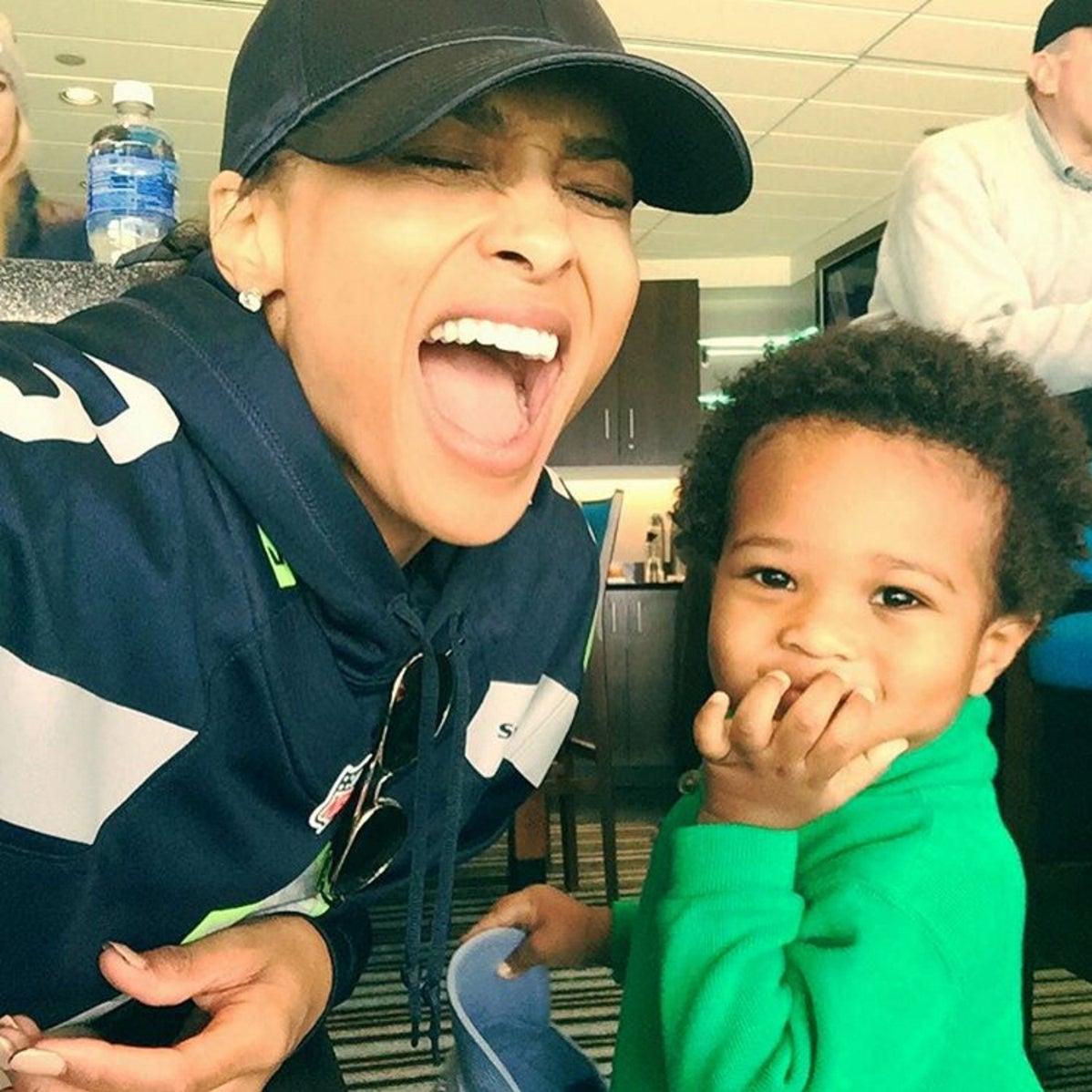Ciara's Son Swerves in His Little G-Wagon