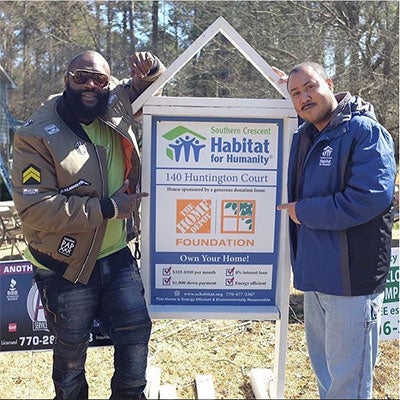 Rick Ross Gives Back With Habitat For Humanity