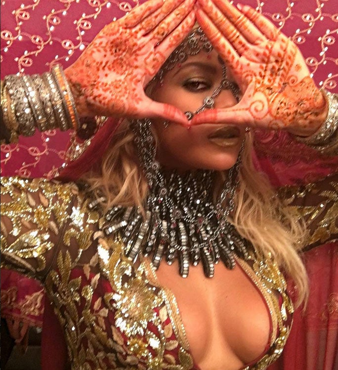 Beyonce's Henna Tattoo Highlights the Beauty of Indian Culture
