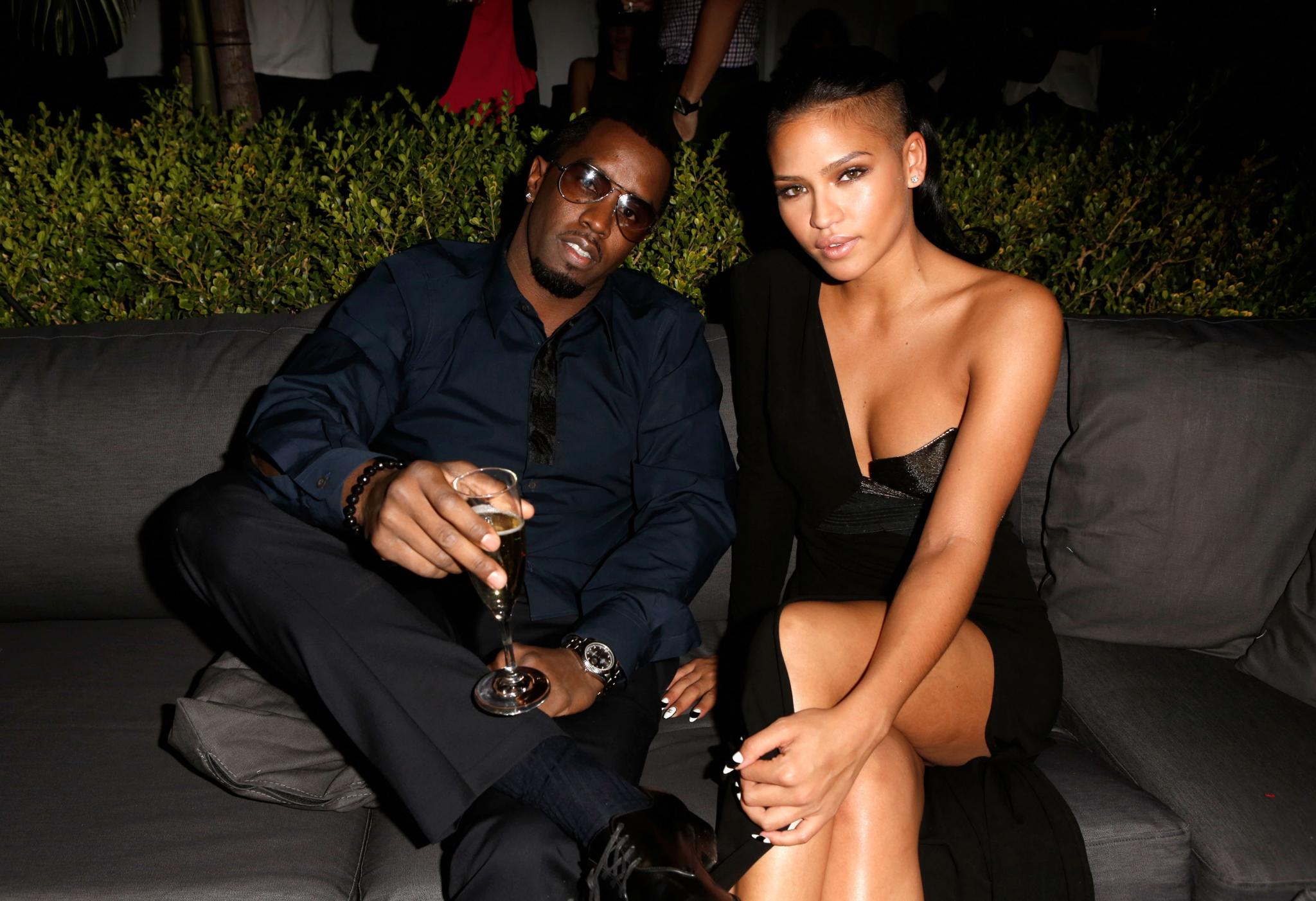 Diddy and Longtime Love Cassie Celebrate His Latest Achievement All Dressed Up In Love
