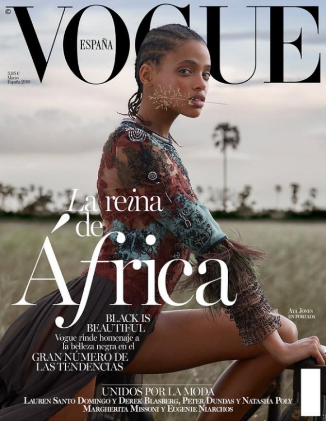 Vogue Spain Puts Model With Cornrows on Cover, Says ‘Black Is Beautiful’