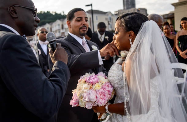 Bridal Bliss: Twanna and James' Lavish Riverside Wedding Takes the Cake