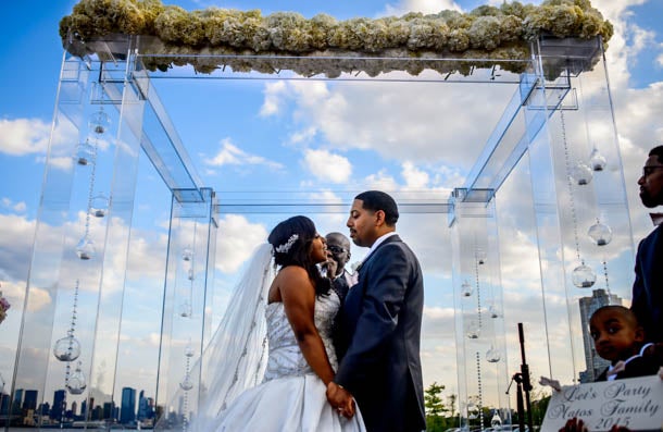 Bridal Bliss: Twanna and James' Lavish Riverside Wedding Takes the Cake