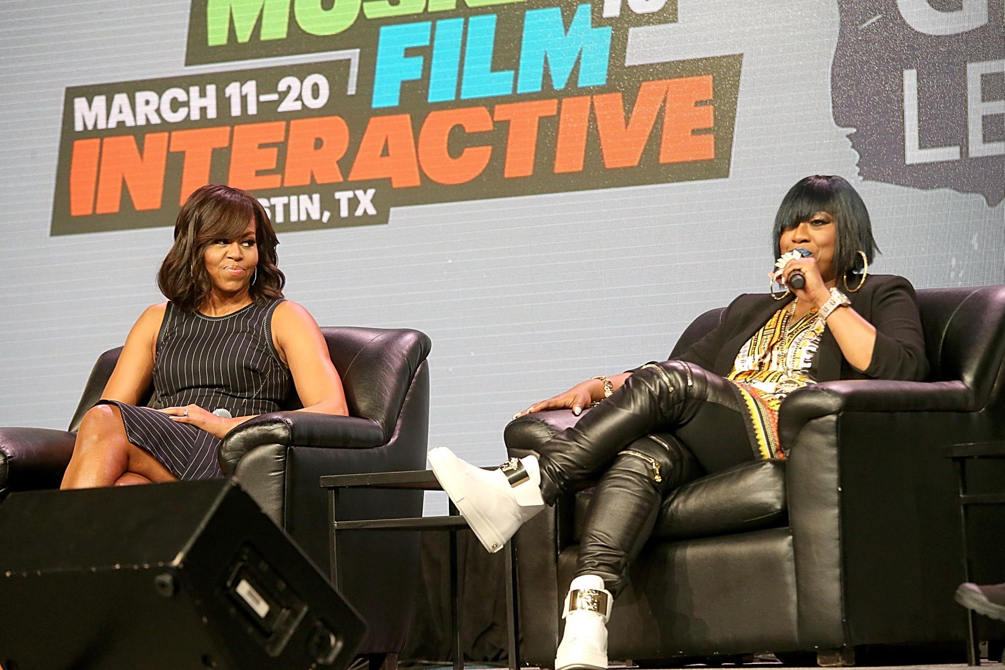 Michelle Obama, Queen Latifah, and Missy Elliot Talk Empowerment At SXSW
