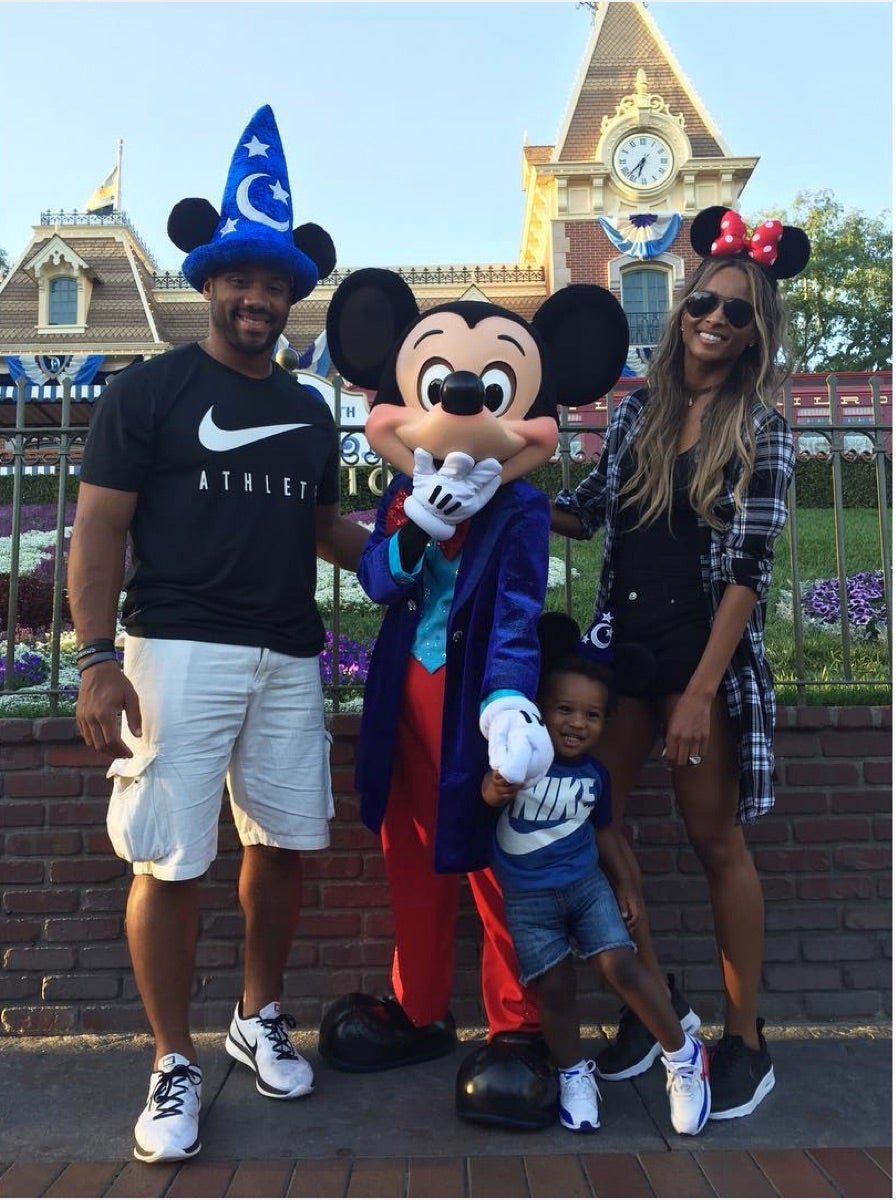 Ciara, Baby Future and Russell Wilson Celebrate Easter at the Happiest Place on Earth