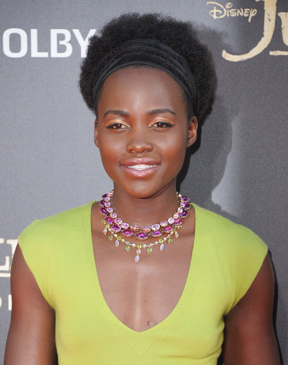 Get Lupita Nyong’o’s Look with 4 Hair Ties, Gel and Coconut Oil
