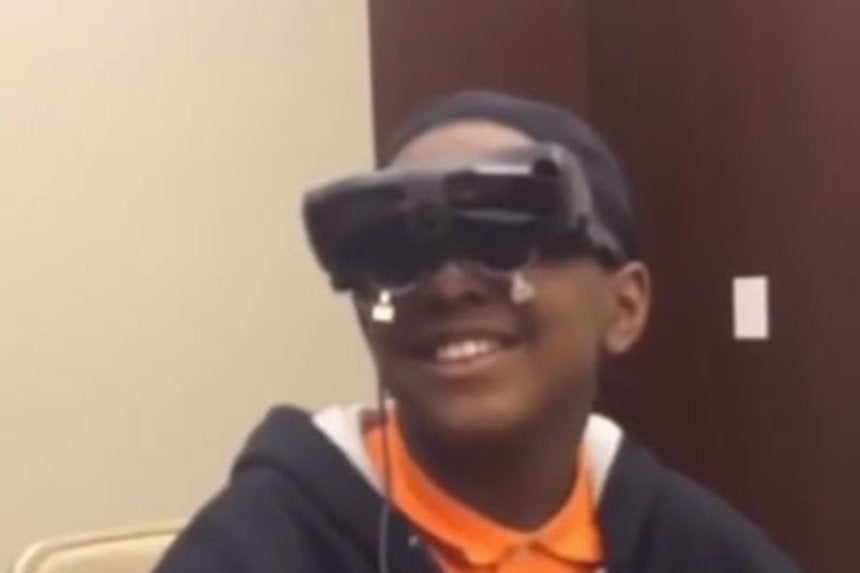 Legally Blind Boy Sees His Mother For First Times Essence