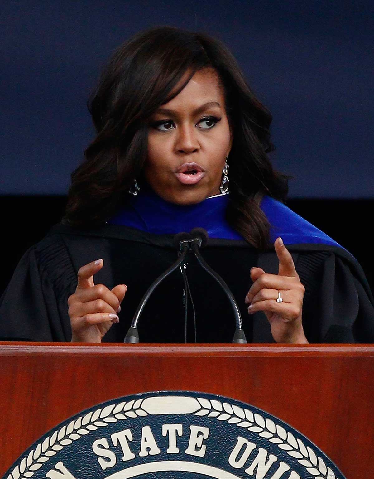 Michelle Obama On Barack Obama’s Ability to ‘Rise Above the Fray’
