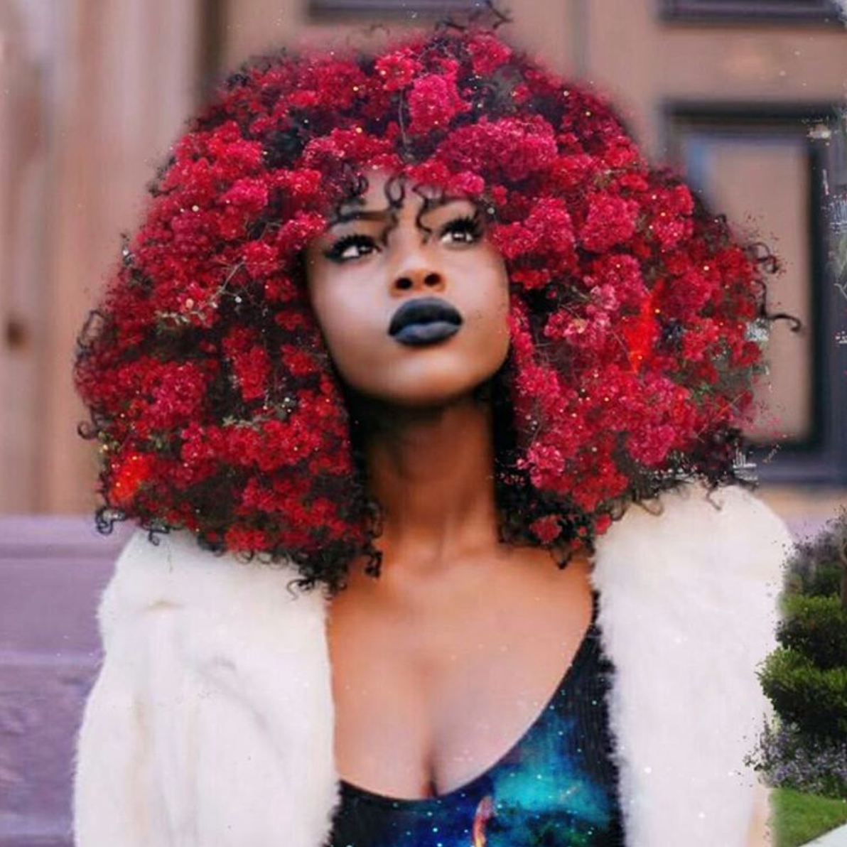 Painter Turns Black Women's Hair Into Works Of Art
