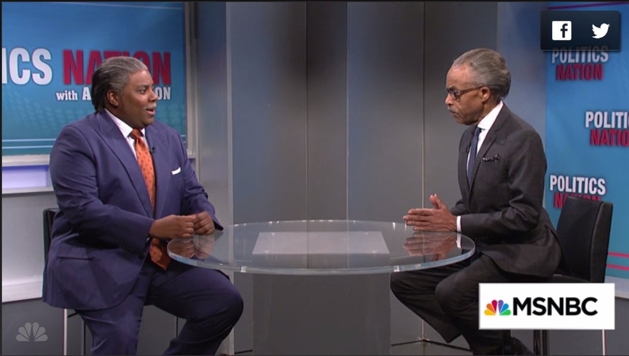The Real Al Sharpton Comes Face to Face with Kenan Thompson's ...