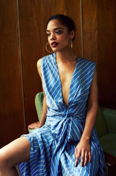 'Creed' Actress Tessa Thompson Models New Afro-Cuban Inspired Tome Collection