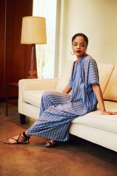 ‘Creed’ Actress Tessa Thompson Models New Afro-Cuban Inspired Tome Collection