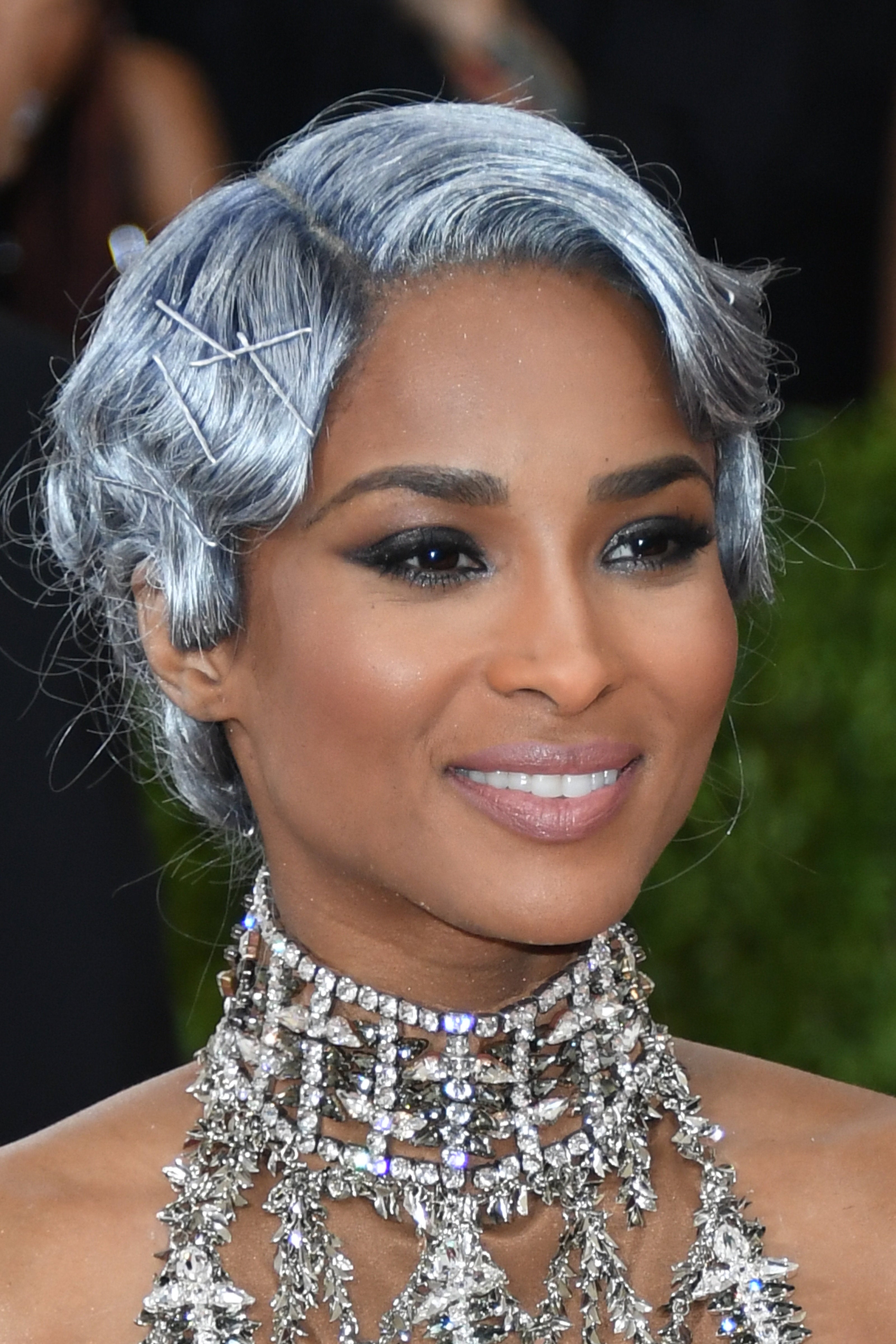 The Story Behind Ciara's Metallic Pin Curls From The MET Gala - Essence