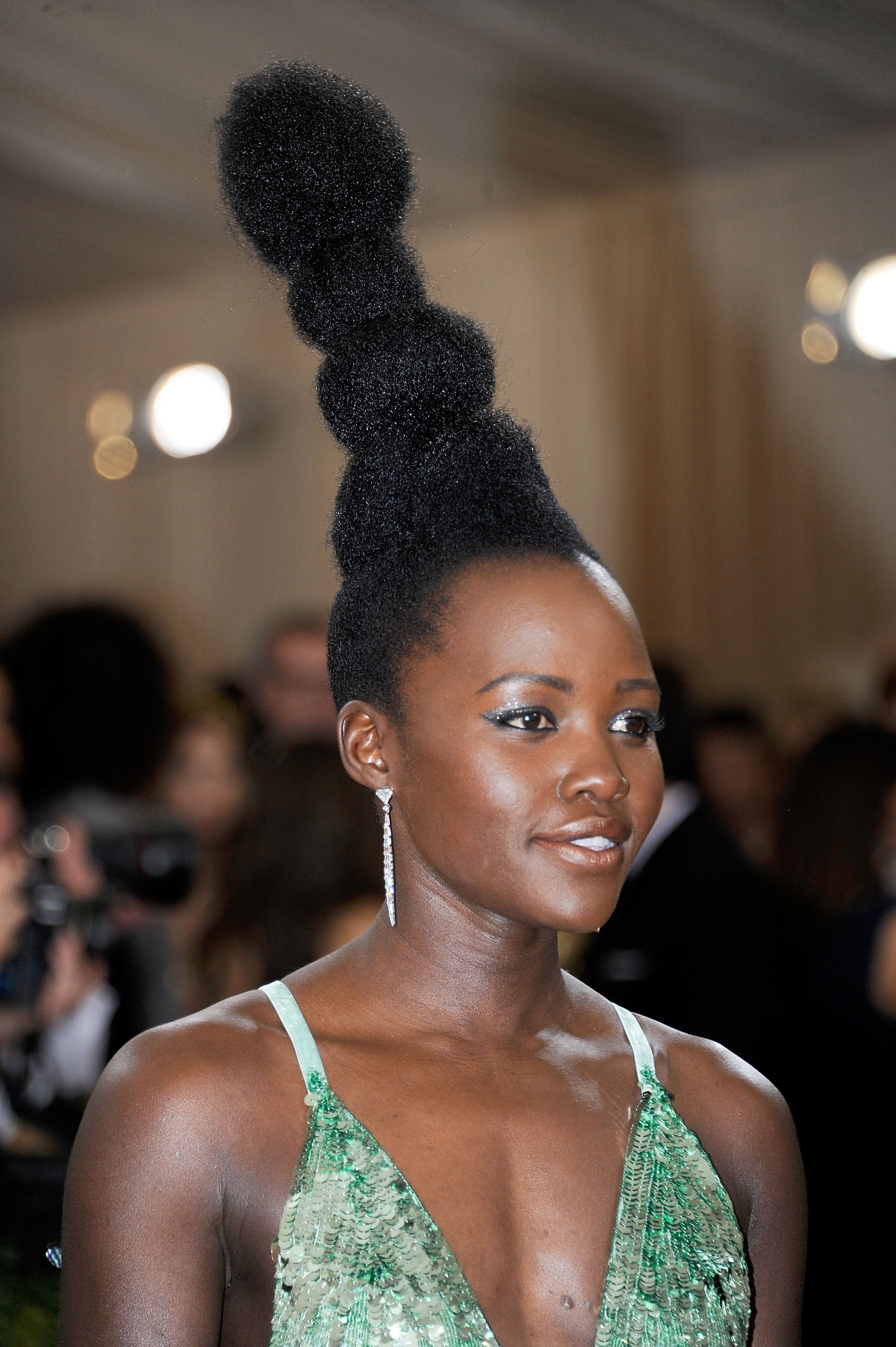 Lupita Claps Back, Says Audrey Hepburn Wasn’t Inspiration For Met Gala Hair
