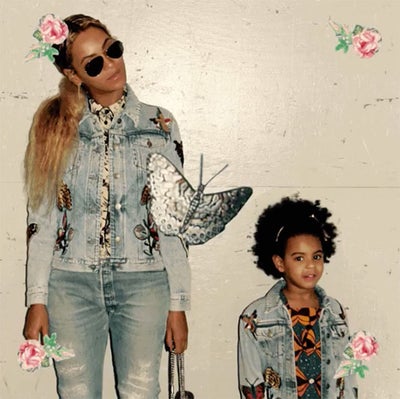 Beyoncé and Blue Ivy Get in Formation with Matching Jean Jackets in Adorable New Photos