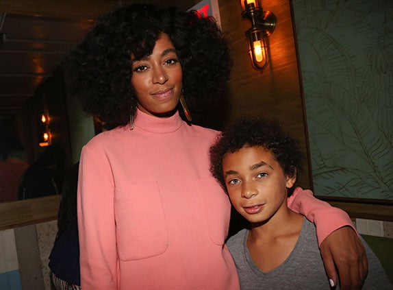 Solange Celebrates Her Son's Fifth Grade Graduation
