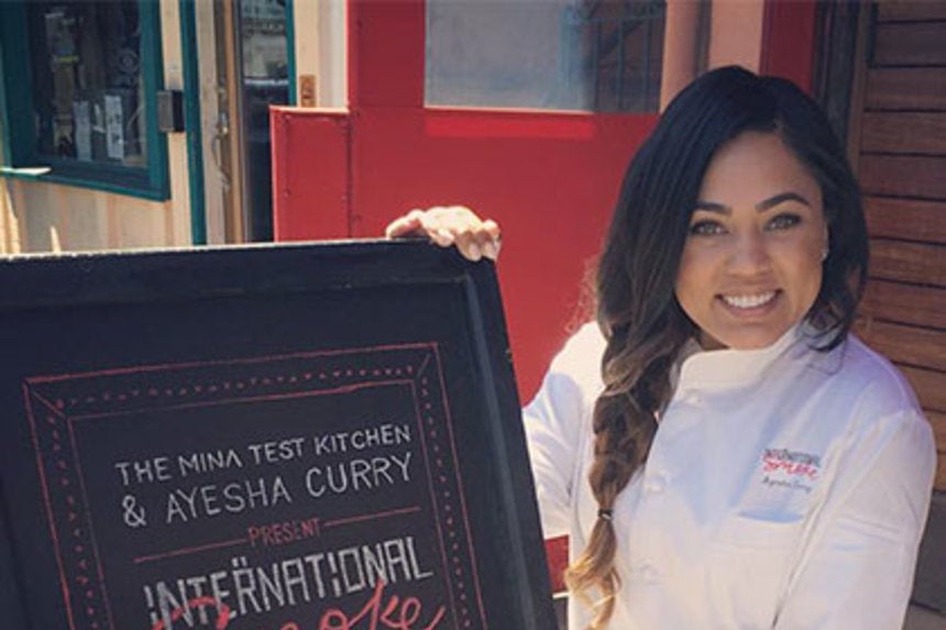 Drake Visits Ayesha Curry's Pop-Up Restaurant - Essence