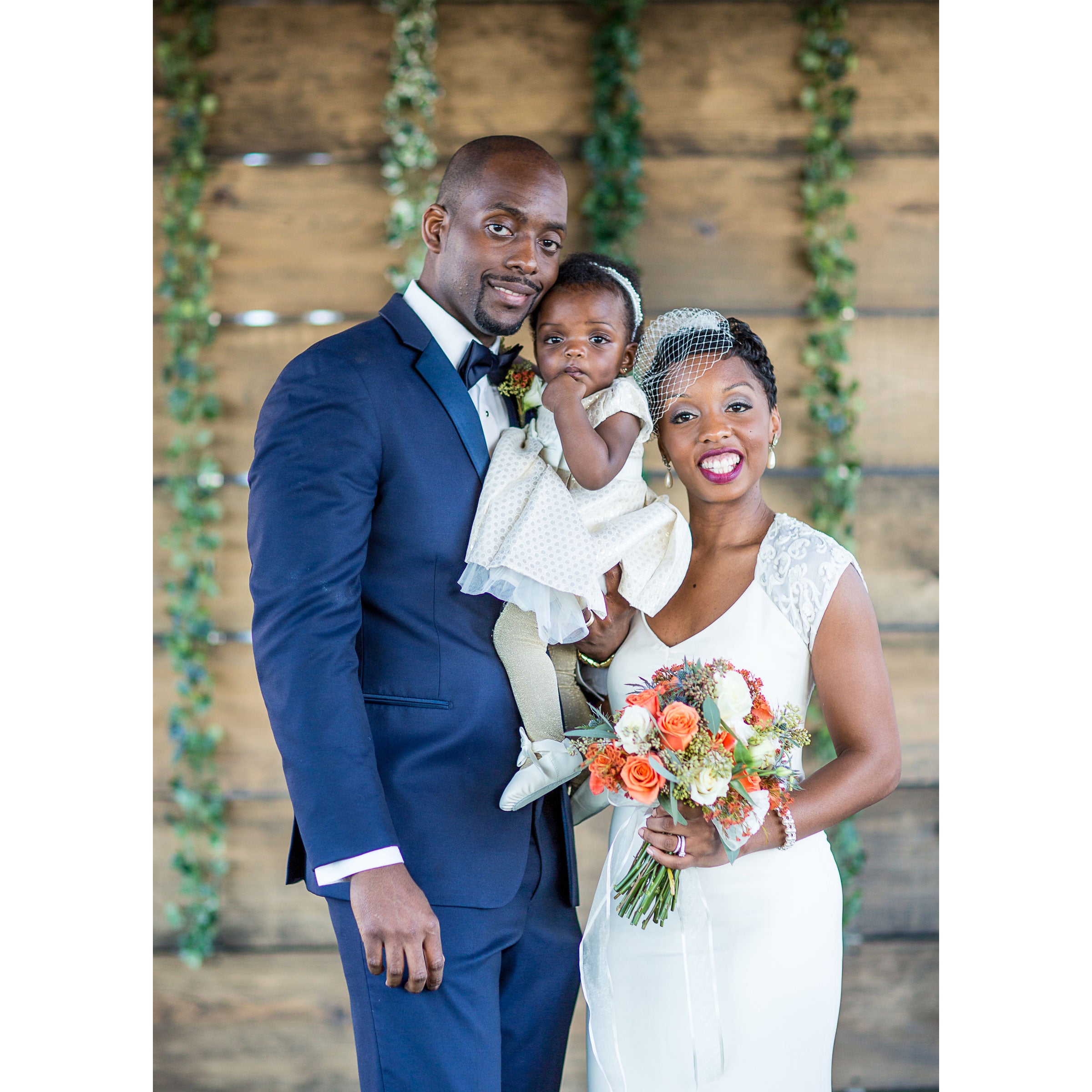Bridal Bliss: College Sweethearts Devon and Ebony Tie The Knot In Style