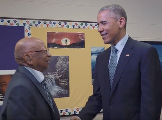 President Obama Met with Lester Townsend, the Grandson of a Slave
