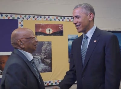 President Obama Met with 108-Year-Old Lester Townsend, the Grandson of a Slave