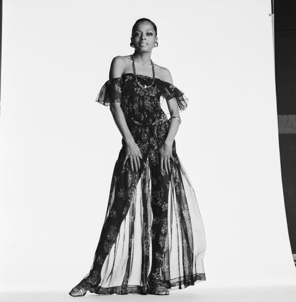 TBT: Diana Ross is Summer Style Goals in a Floral Off-The-Shoulder Dress

