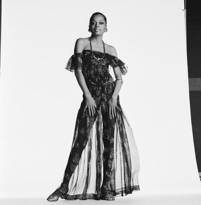 TBT: Diana Ross is Summer Style Goals in a Floral Off-The-Shoulder Dress