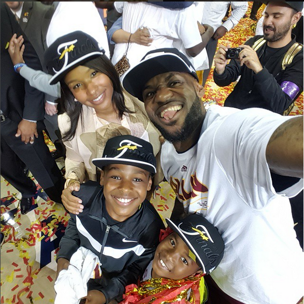 At Home With LeBron James and His Family
