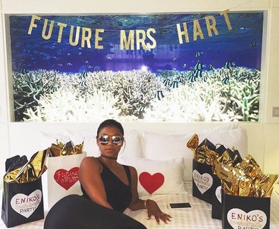 Kevin Hart’s Fiancée Eniko Parrish Is Having The Mother of all Bachelorette Parties