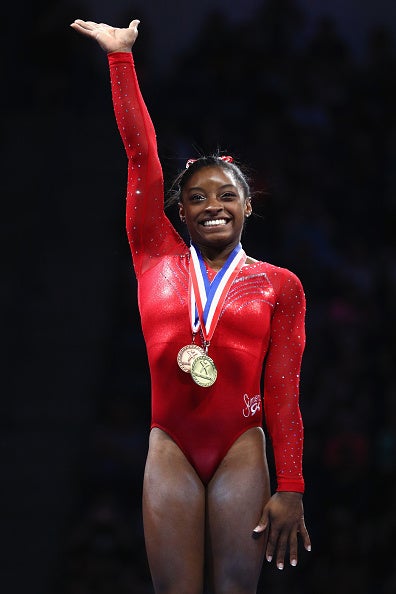 Gymnast Simone Biles Becomes First Woman To Win 4 Consecutive National Championships In 42 Years