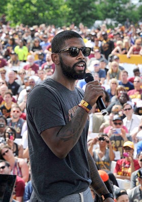 Kyrie Irving Responds To Backlash For Celebratory Boat With Only White Women
