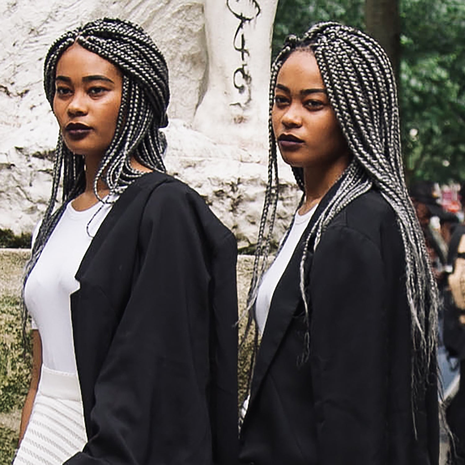 Braided Hairstyles Were Spotted all Over Paris Men's Fashion Week
