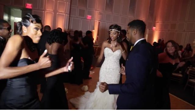 This Bride and Groom Just Nailed The Running Man Challenge