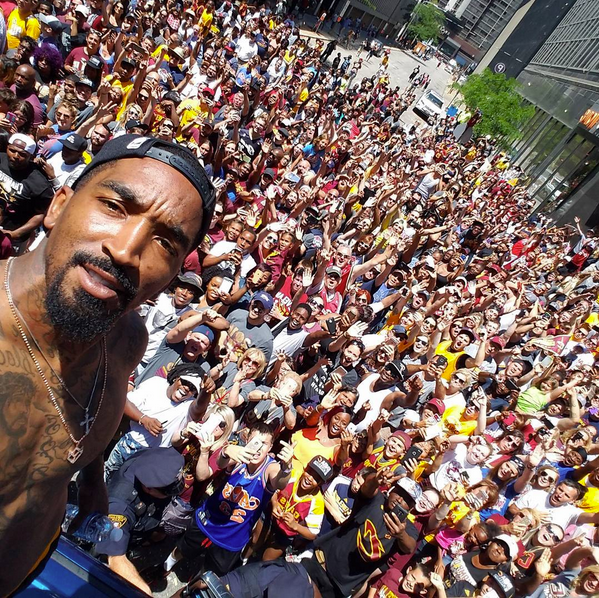 J.R. Smith Hasn't Worn a Shirt In Over 72 Hours (and We're Here For it)
