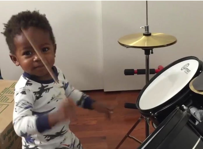 This 1-Year-Old Drummer Is More Talented Than You
