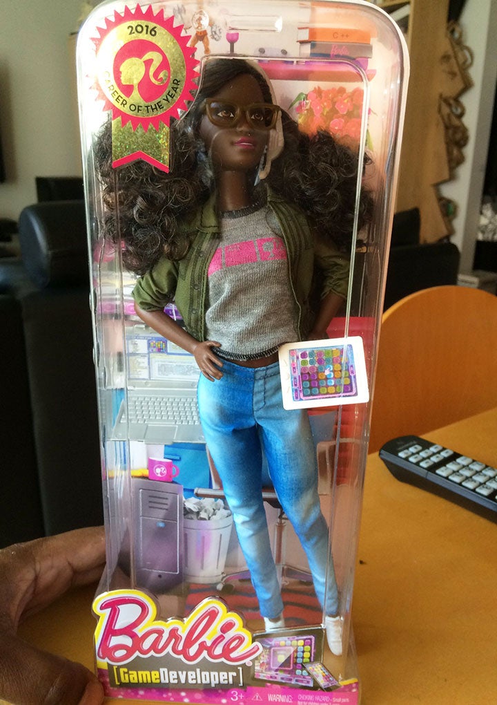 Husband Customizes a Black Game Developer Barbie For His Wife
