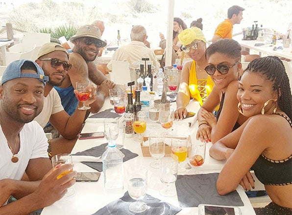 The Wades, The Jameses and the Pauls Are On One Seriously Epic Couples' Vacation
