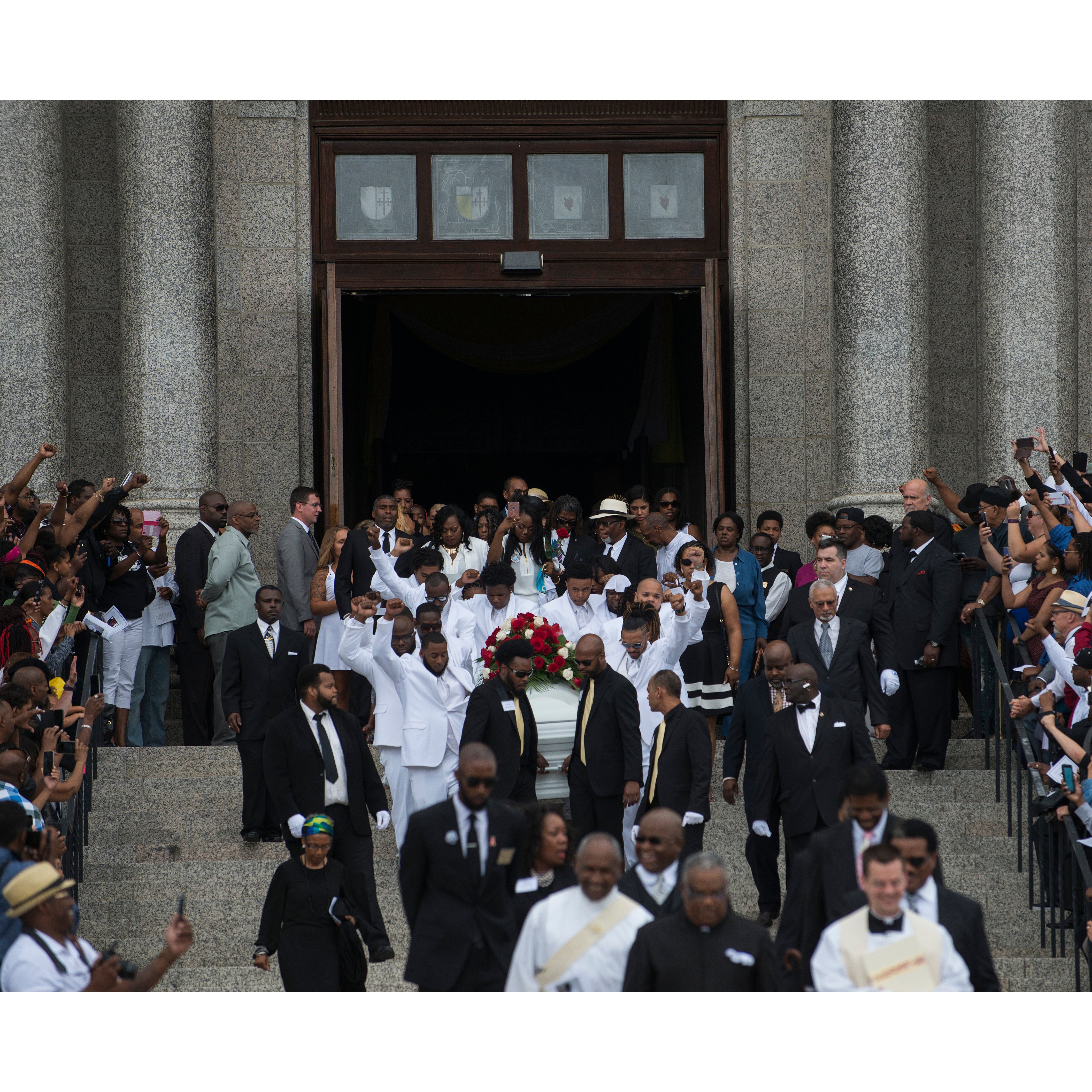 Philando Castile Was Laid to Rest With A Beautiful Procession and An All-White March