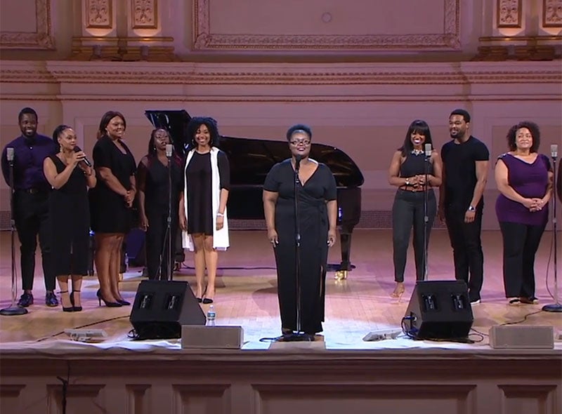 Aspiring Singer Jasmine Holloway Gets Surprised By Broadway Cast Of 'The Color Purple'
