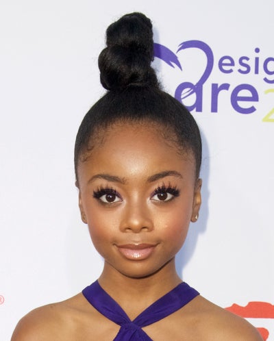 #BlackBeauty of the Day: Skai Jackson Flaunts Luxe Lashes and Violet Shadow